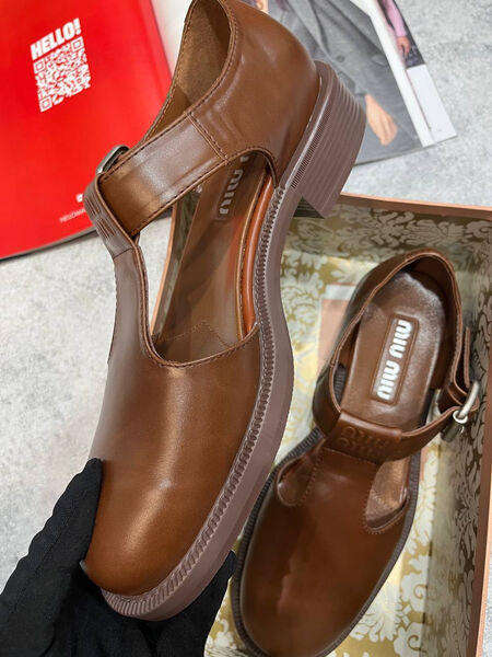 Туфли Miu Miu женский кожа 154233-6