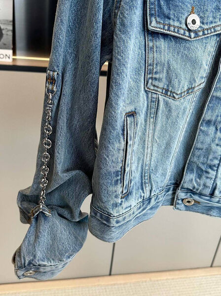 Куртка джинсовка Loewe женский джинса синий 144986-3