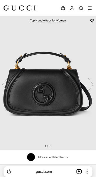 Сумка Gucci женский кожа черный 170051-4