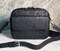 Мужская сумка мессенджер Gucci мужской кожа черный 175704-1