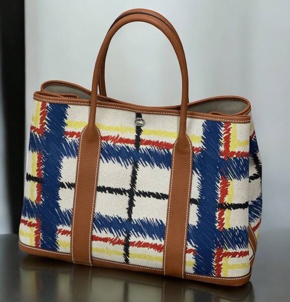 Сумка Hermès женский текстиль графитовый 186161