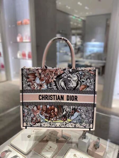 Сумка Christian Dior Book 41 женский текстиль графитовый 74160-10