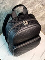 Мужской рюкзак Louis Vuitton мужской кожа черный 170384-4
