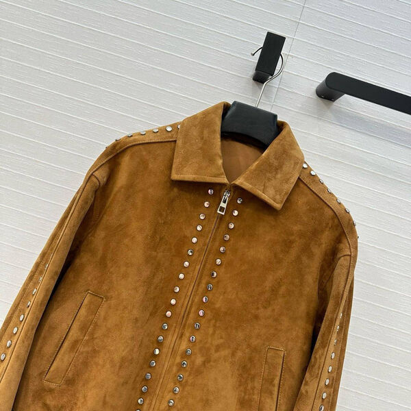Куртка Loewe женский замша бежевый 197891-2