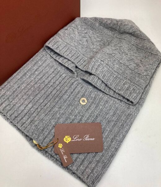 Капор Loro Piana женский вязаная ткань графитовый 167711