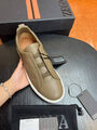 Мужские кеды Zegna мужской кожа 165781-5