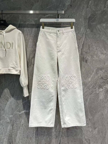Джинсы Loewe женский джинса белый 129059-3