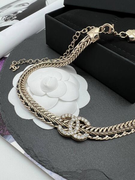 Чокер Chanel бронзовый 175839-3