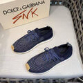 Мужские кроссовки Dolce & Gabbana мужской текстиль синий 194891-3