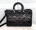 Сумка Christian Dior женский кожа черный 161960-1