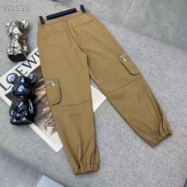 Брюки Louis Vuitton женский бежевый 143269