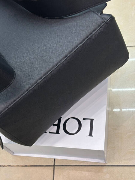 Мужской рюкзак Loewe мужской кожа черный 171767-9
