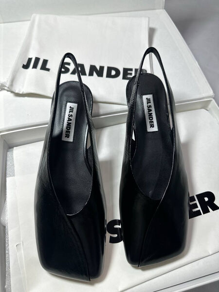 Туфли Jil Sander женский кожа черный 148659-4