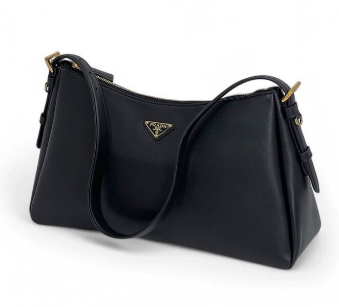 Сумка Prada женский кожа черный 158389