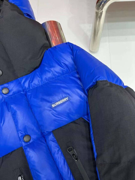 Мужской пуховик Burberry мужской синий 161330-4