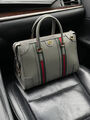 Дорожная сумка Gucci мужской кожа графитовый 100556-3