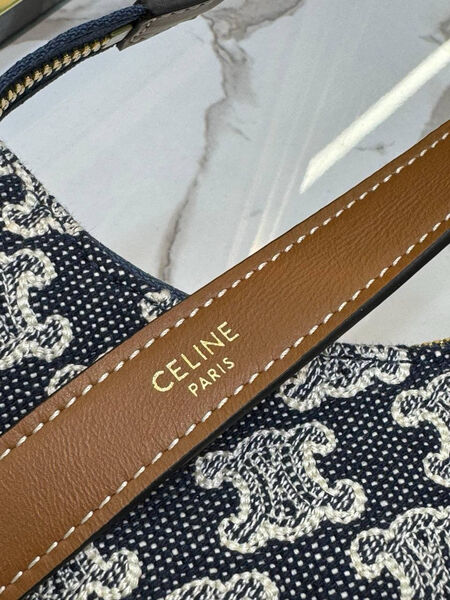 Сумка Celine Ava женский текстиль графитовый 142004-8