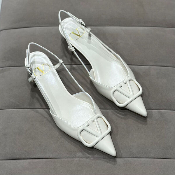 Туфли Valentino женский кожа белый 121273-2