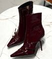 Ботильоны Miu Miu женский кожа swift бордовый 170504