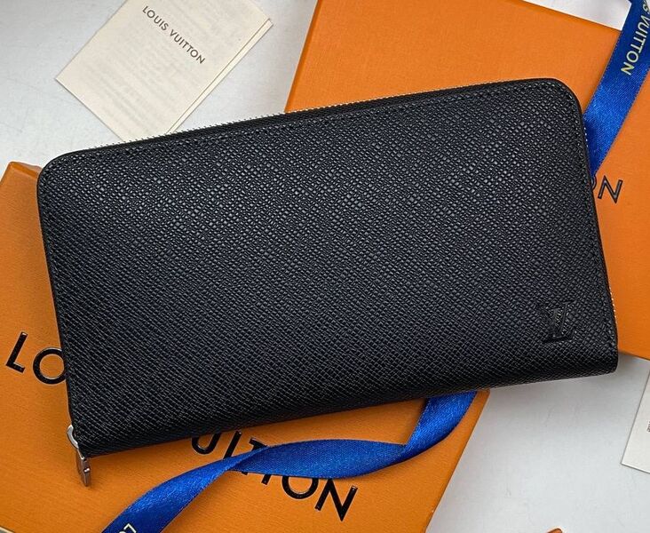 Мужской кошелек Louis Vuitton мужской кожа черный 173926