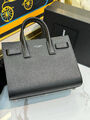 Сумка Saint Laurent Sac De Jour женский кожа черный 142010-7