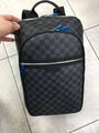 Мужской рюкзак Louis Vuitton мужской кожа черный 171500-2