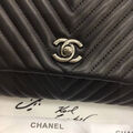 Сумка Chanel женский кожа черный 196549-5