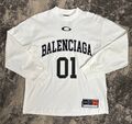 Мужской лонгслив Balenciaga мужской белый 175905-1