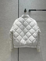 Пуховик двусторонний Hermès женский белый 63432-6
