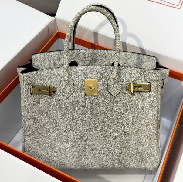 Сумка Hermès Birkin 30 женский кожа графитовый 171933