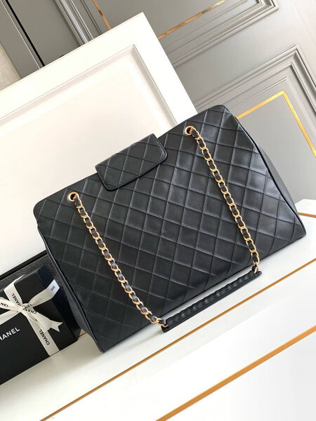 Сумка Chanel женский кожа черный 193592-2