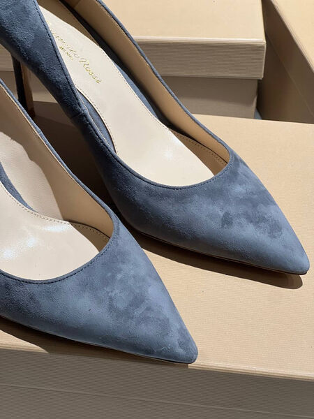 Туфли Gianvito Rossi женский замша синий 165069-3