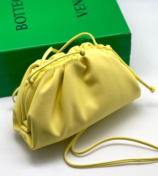 Сумка Bottega Veneta женский кожа горчичный 72557