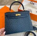 Сумка Hermèskelly 25 женский кожа графитовый 104002-1