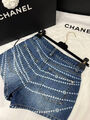 Шорты Chanel женский джинса синий 185248-2