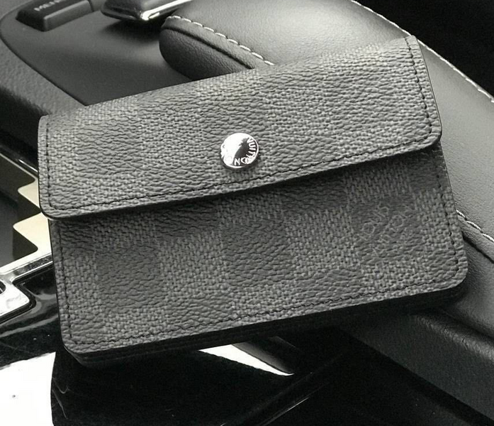 Мужской портмоне Louis Vuitton мужской канва черный 92978