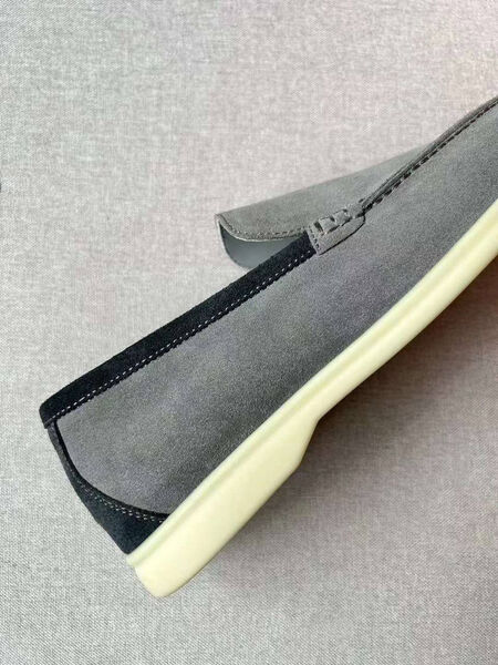 Мужские лоферы Loro Piana мужской замша графитовый 146458-4