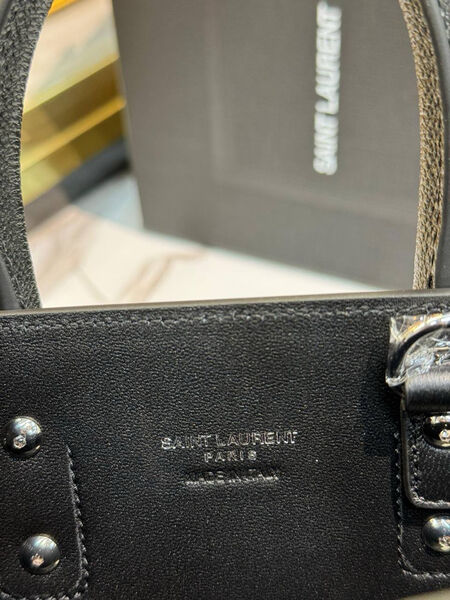Сумка Saint Laurent Sac De Jour женский кожа черный 142010-4