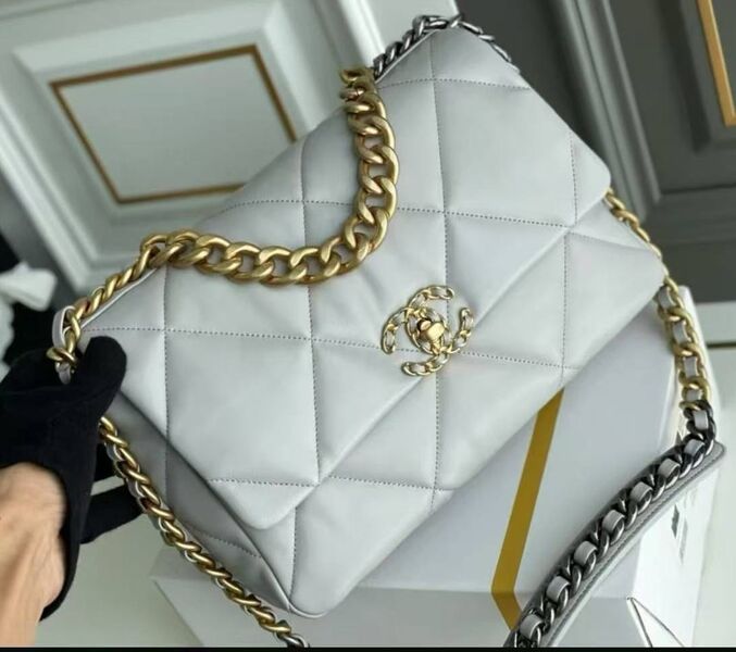 Сумка Chanel женский кожа болотный 182013