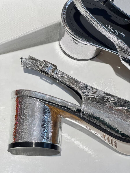 Туфли Maison Margiela женский кожа графитовый 119580-3
