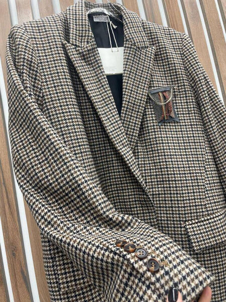 Пиджак Brunello Cucinelli женский графитовый 127358-2