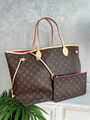 Сумка Louis Vuitton Neverfull женский кожа 97474-7