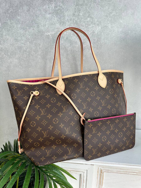 Сумка Louis Vuitton Neverfull женский кожа 97474-7