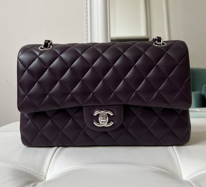 Сумка Chanel 2.55 женский кожа фиолетовый 146986
