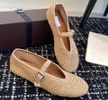 Балетки Alaïa женский солома бежевый 175251