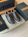 Мужские кеды Zegna мужской кожа 170237-3