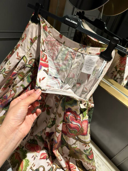 Юбка Christian Dior женский болотный 141438-4