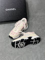 Кроссовки Chanel женский кожа розовый 118366-2