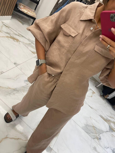 Костюм Brunello Cucinelli женский бежевый 116536-2
