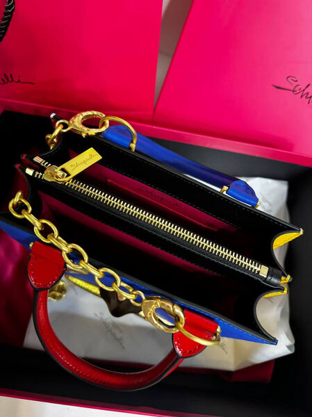 Сумка Schiaparelli женский кожа синий 174281-9